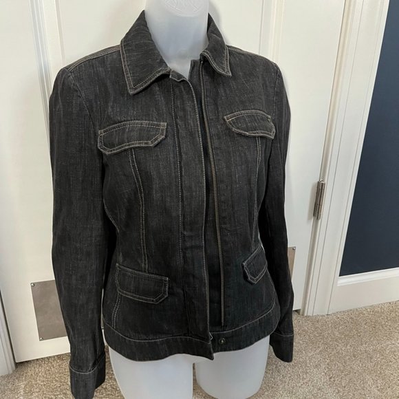 Excellent Condition City DKNY Denim Jacket - Picture 1 of 16